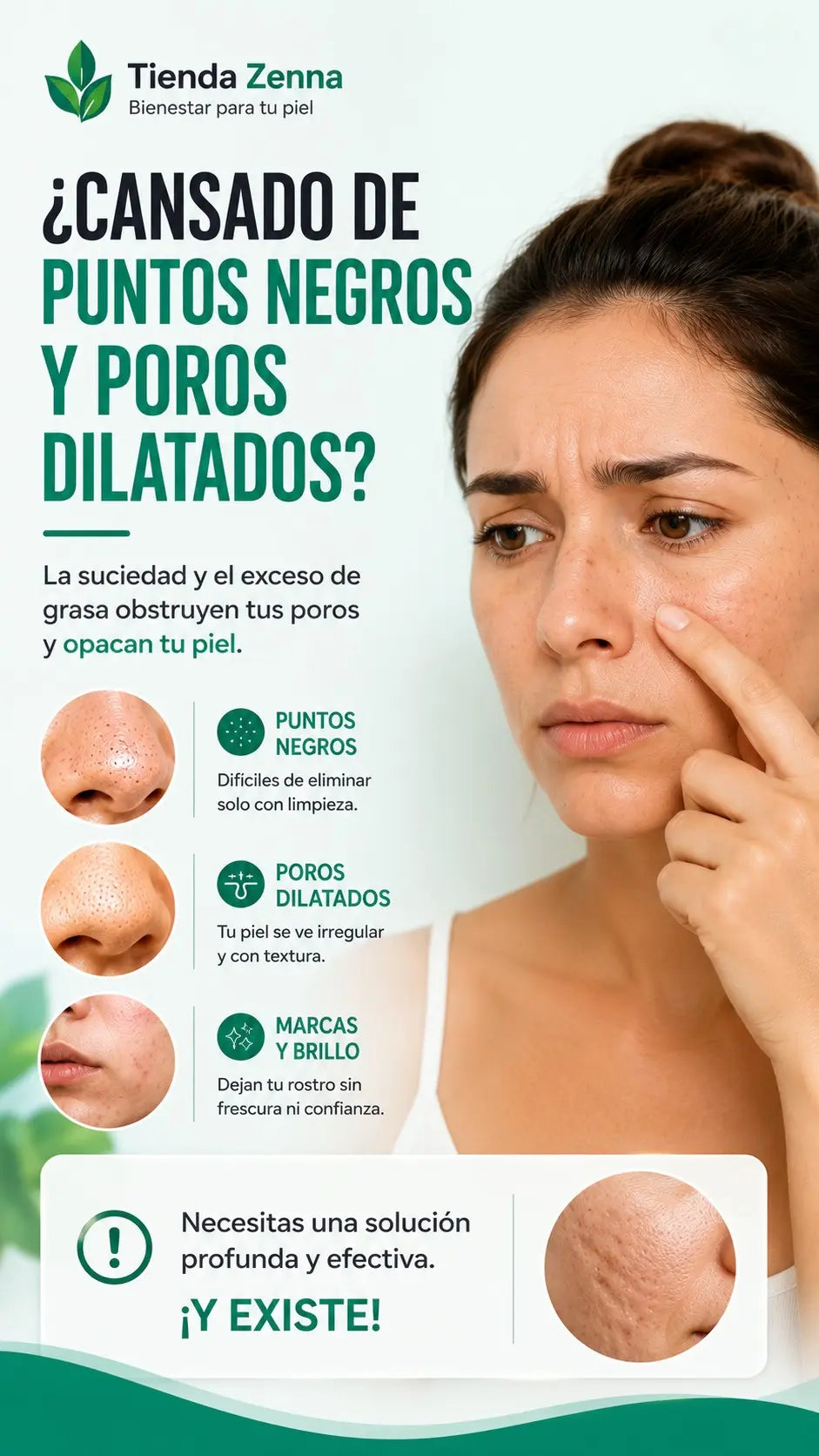 Aspirador facial para limpieza de poros - PoreClean Pro
